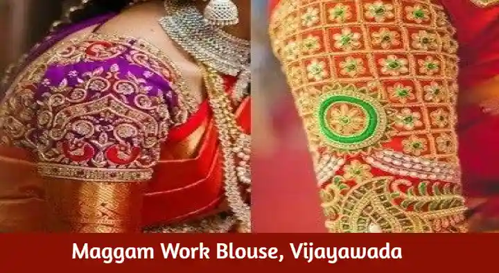 Maggam Work Blouse in Panja centre